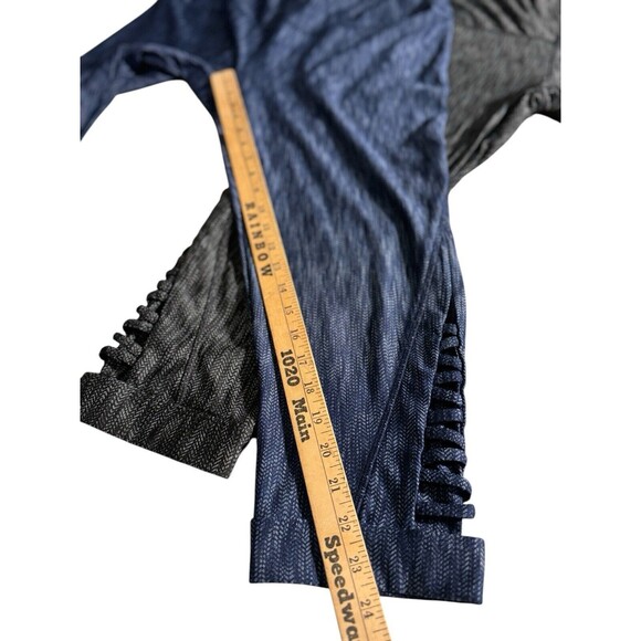 Women's Danskin Now Navy Blue - Black Athletic Capri's Size XL 16-18 lot of 2 - Picture 4 of 12